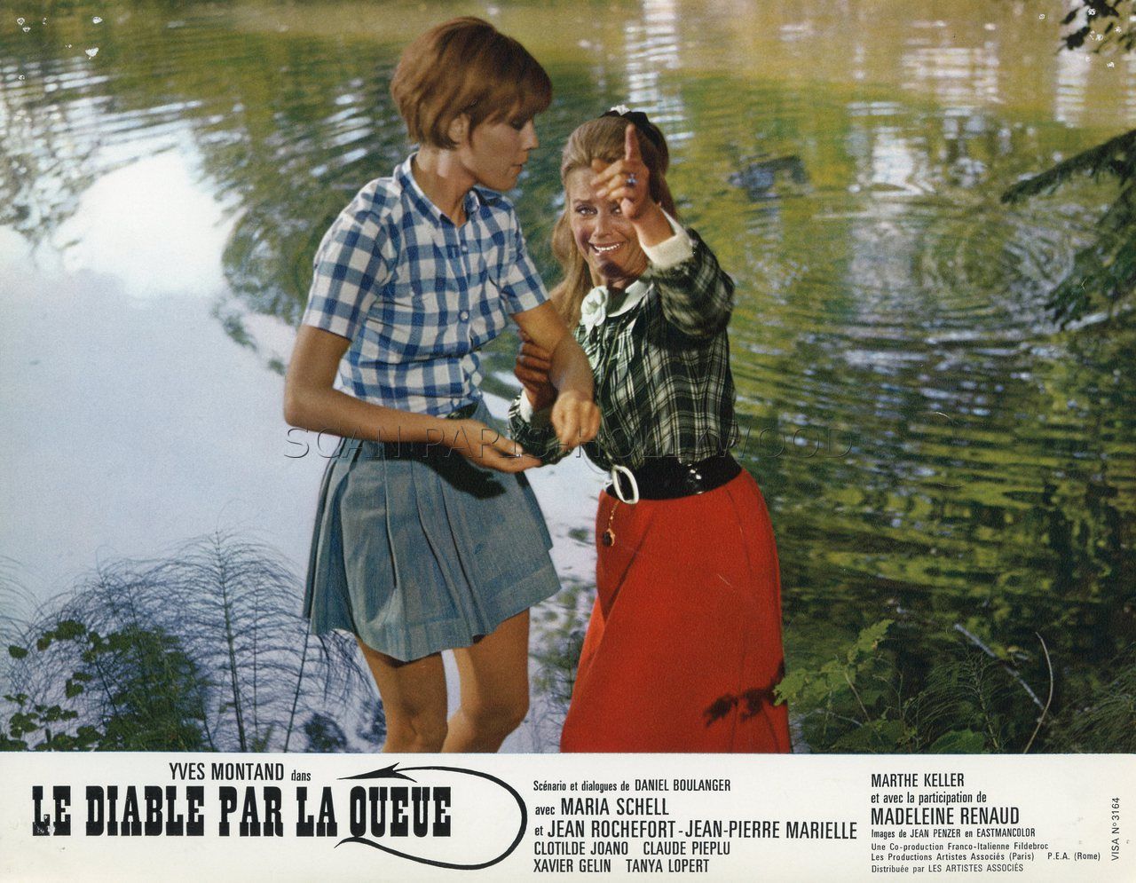 Le Film Le Diable Par La Queue MARTHE KELLER CLOTILDE JOANO LE DIABLE PAR LA QUEUE 1968 PHOTO ANCIENNE