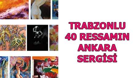 40 Trabzonlu ressam Ankara'da