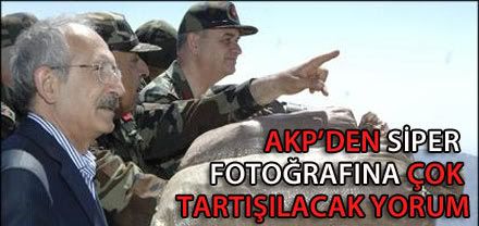 AKP'den siper fotorafna tartlacak yorum