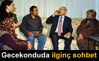 Gecekonduda ilgin sohbet