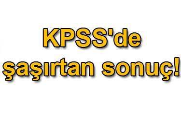 KPSS'de tam puan alan yok