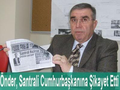 Cumhurbakan Gl'e, Termik Santral ikayeti