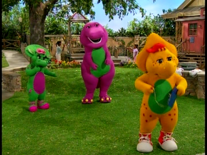 Barney Juguemos Al Aire Libre Dvdr Ntsc Latino Infantiles