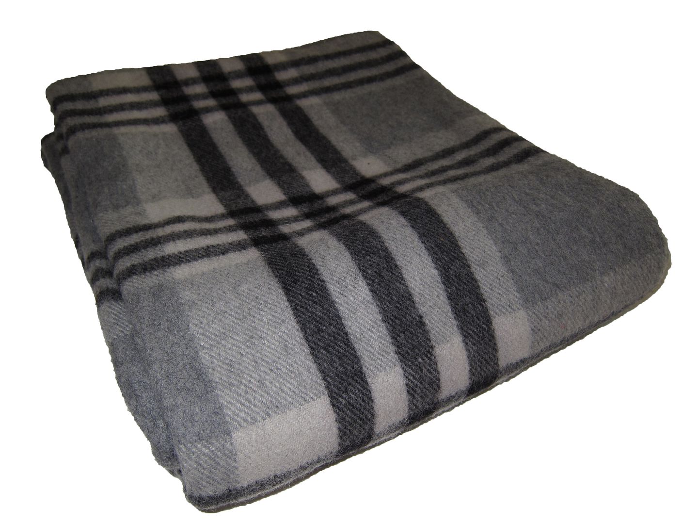 Ralph Lauren Grey Tartan Plaid Estate Wool Blanket Polo Gray Throw eBay