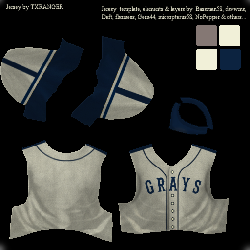 washington grays jersey