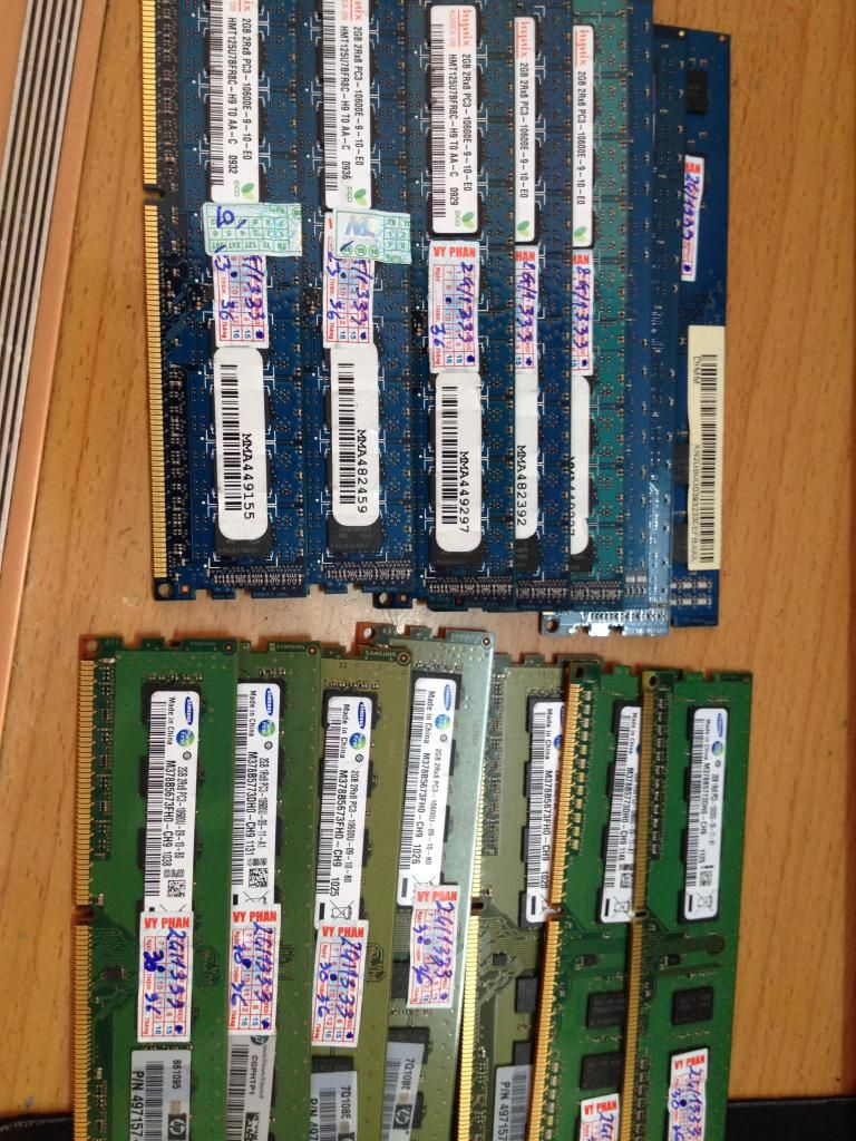 Bán 10 card dua lan sever  hp nc380t , hàng new 100%+ Ram xách tay 2G / 4G /8G giá rẻ - 2