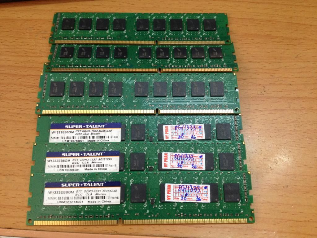 Bán 10 card dua lan sever  hp nc380t , hàng new 100%+ Ram xách tay 2G / 4G /8G giá rẻ - 9