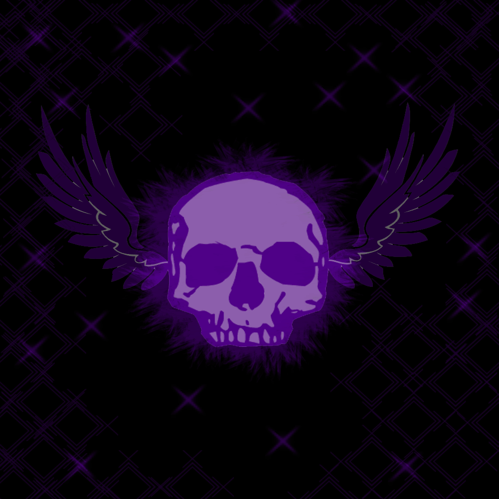 skull purple