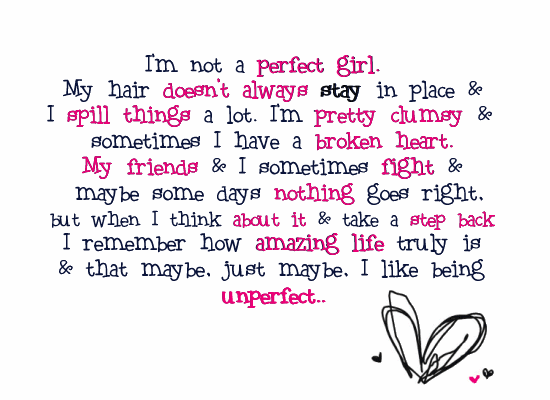 cute quotes about not being perfect. a close to eing a perfect mom