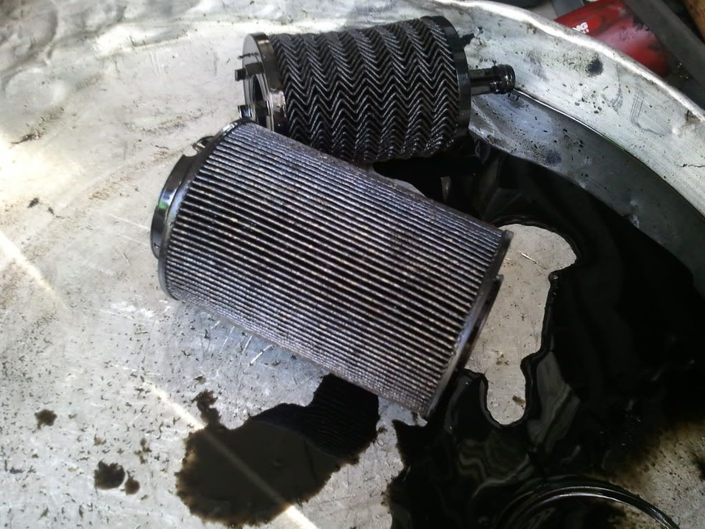 I have always gotten my fuel from a truck stop since they go through more fuel regularly. When I had my duramax they didn't seem to look this dirty.