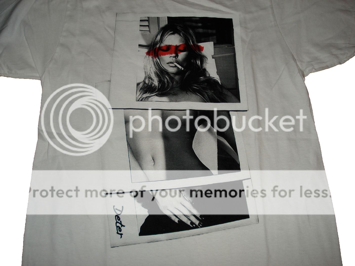 Deter Polaroid Girl Channing Tatum GQ Picture Tee Shirt  