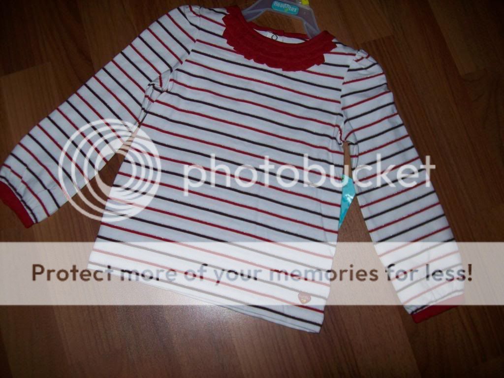 Girls Healthtex Long Sleeve Ruffle Shirts 12 18 24 Months 3T 4T 5T NWT
